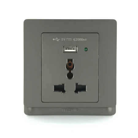 Single Socket With USB